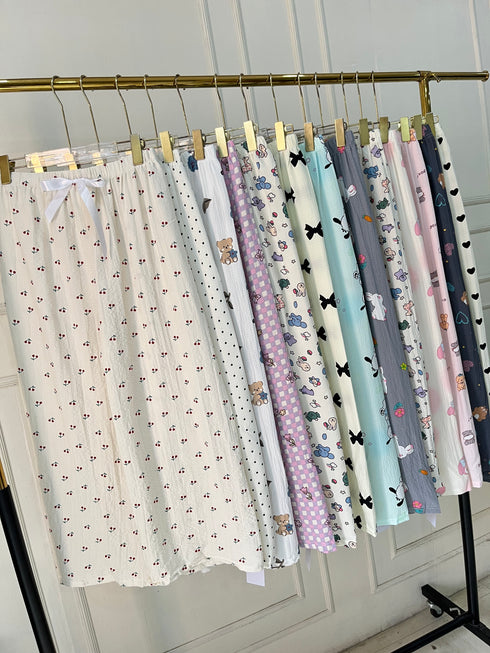 Summer Cute Printed Loose Pyjamas